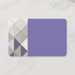 Tarjetas de visita Purple Geométricas de Diamantes