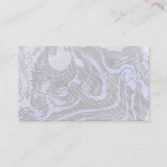 Tarjetas de visita Purple Marble (Anverso)