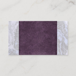 Tarjetas de visita Purple Marble Vintage