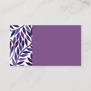 Tarjetas de visita Purple Vine