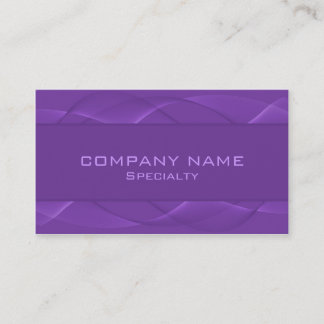 Tarjetas de visita púrpuras abstractas