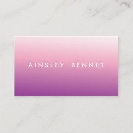 Tarjetas de visita púrpuras de la acuarela de