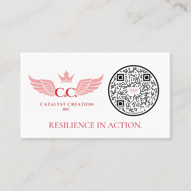 Tarjetas de visita QR Code (Anverso)