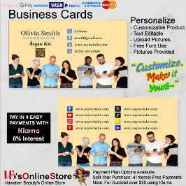 Tarjetas de visita QR Code de redes sociales de 10