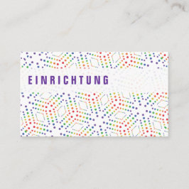 Tarjetas de visita Rainbow