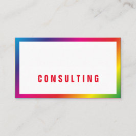 Tarjetas de visita Rainbow