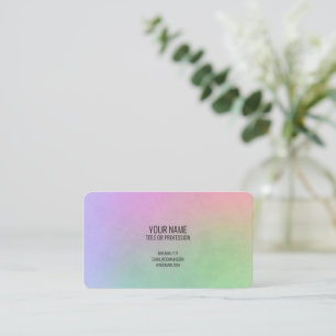Tarjetas de visita Rainbow Business, logotipo pers