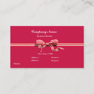Tarjetas de visita Red Bow