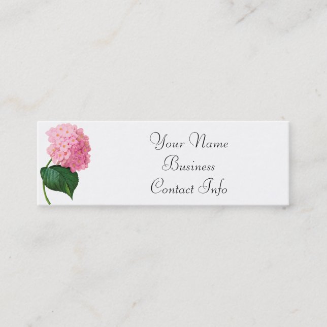 Tarjetas de visita Redoute Hydrangea Personalizado (Anverso)