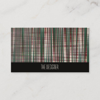 Tarjetas de visita Resumen Maroon Forest Green Pla