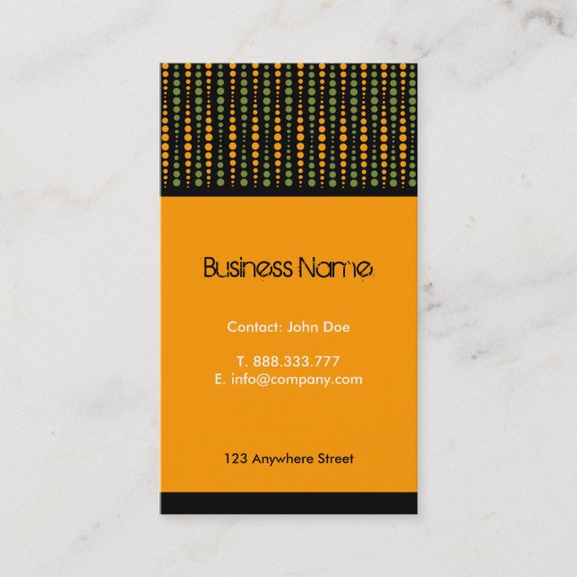 Tarjetas de visita retras (Anverso)