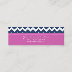 Tarjetas de visita retras azules rosadas de