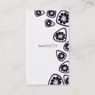 Tarjetas de visita retras elegantes