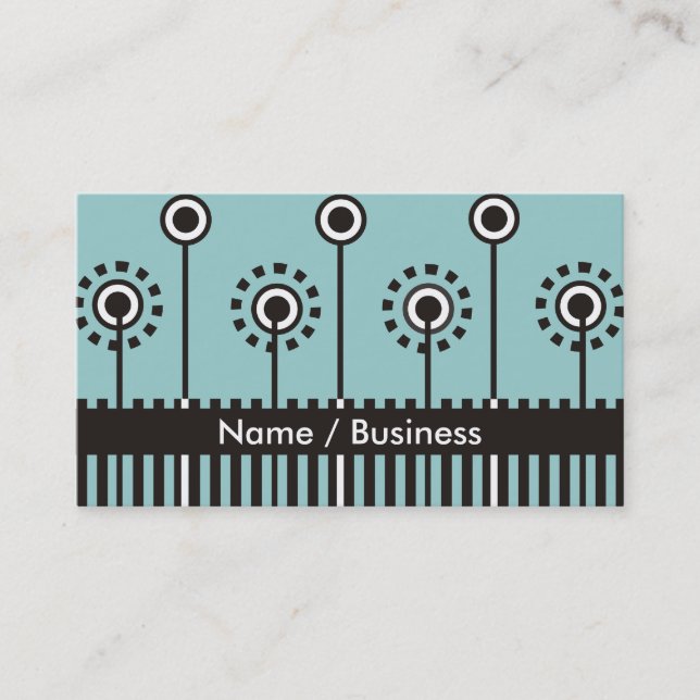 Tarjetas de visita retro. (Anverso)