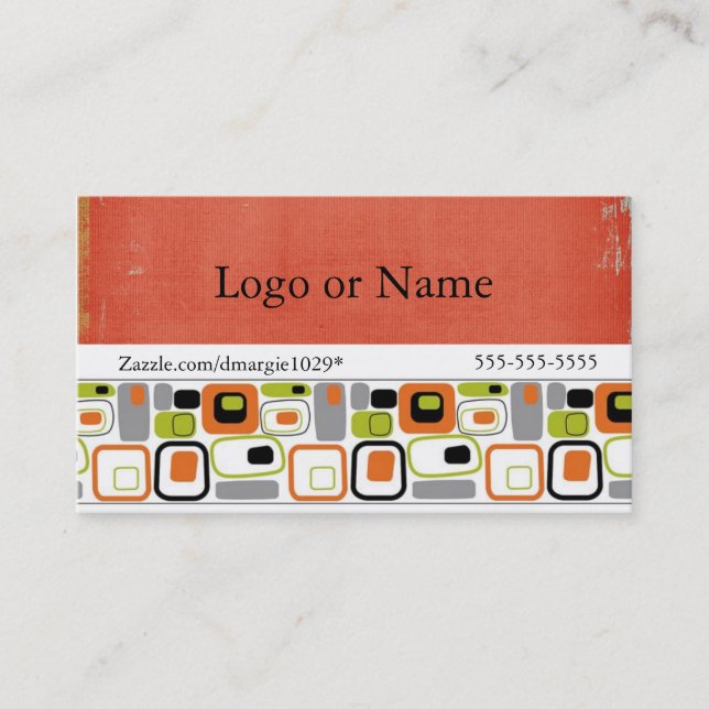 Tarjetas de visita RETRO (Anverso)