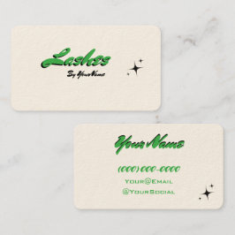Tarjetas de visita retro minimalistas