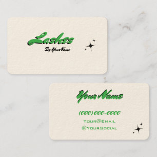 Tarjetas de visita retro minimalistas