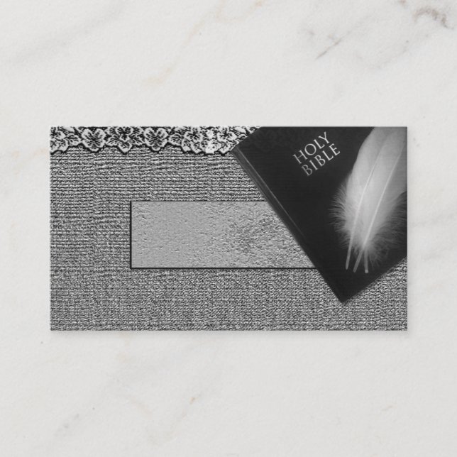 Tarjetas de visita reverendas de Church Pastor de (Anverso)