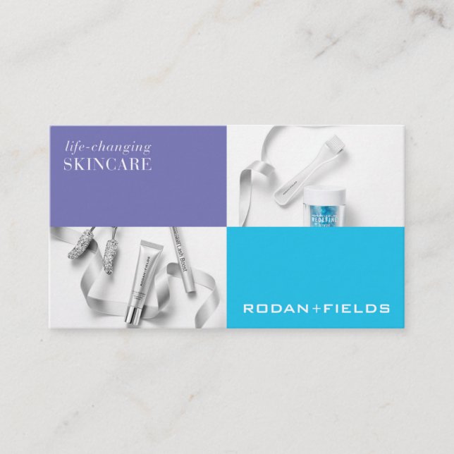 Tarjetas de visita Rodan and Fields (Anverso)