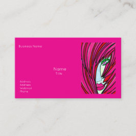 Tarjetas de visita Rosadas
