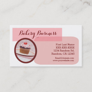 Tarjetas de visita rosadas de encargo de la