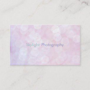 Tarjetas de visita rosadas de la fotografía de
