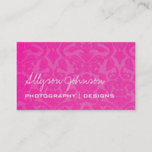 Tarjetas de visita rosadas del fondo del vintage