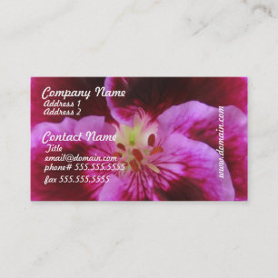 Tarjetas de visita rosadas del pensamiento