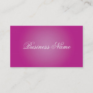 Tarjetas de visita rosadas profesionales