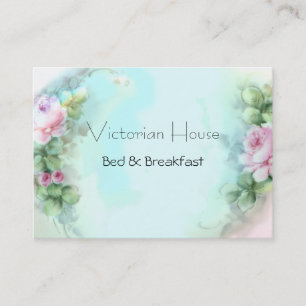 Tarjetas de visita rosas victorianas