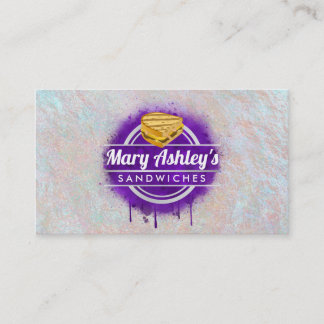 Tarjetas de visita Sandwiches