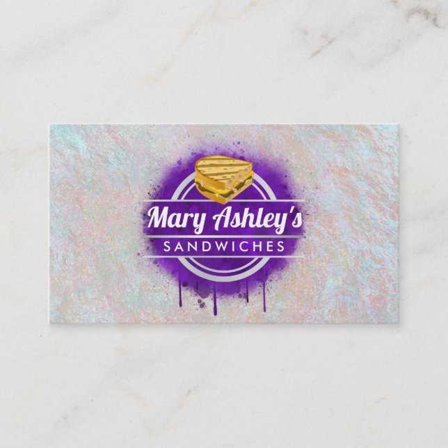 Tarjetas de visita Sandwiches (Anverso)