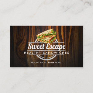 Tarjetas de visita Sandwiches de personalizable