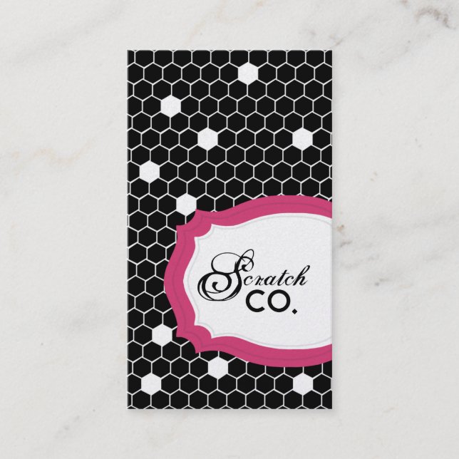 Tarjetas de visita Scratch (Anverso)