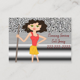 Tarjetas de visita, servicios de limpieza