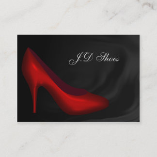 Tarjetas de visita Shoe Fashion