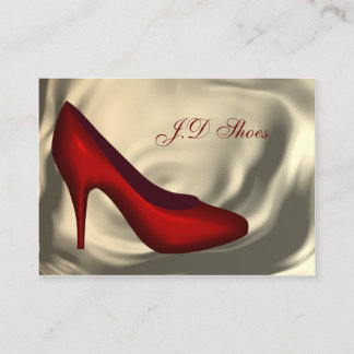 Tarjetas de visita Shoe Fashion