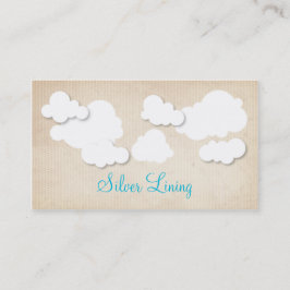 Tarjetas de visita Silver Lining