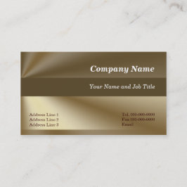 Tarjetas de visita simple Brown
