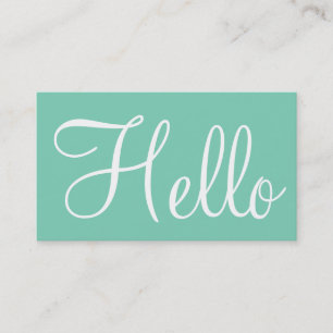 Tarjetas de visita simples