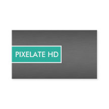 Tarjetas de visita simples de aqua y titanio cepil