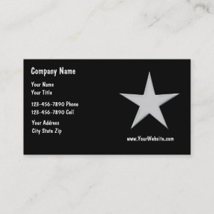 Tarjetas de visita simples de la aplicación de le