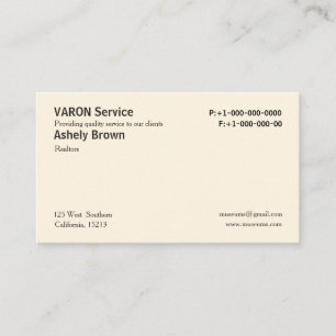 Tarjetas de visita simples profesionales poner