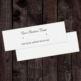 Tarjetas de visita Skinny Earring