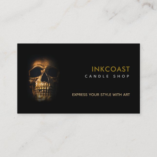 Tarjetas de visita Skull (Anverso)