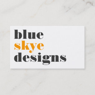 tarjetas de visita > skye azul [naranja: carbón d