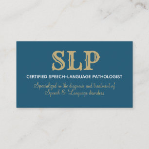 Tarjetas de visita SLP que sirven a los adolescent