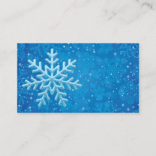 Tarjetas de visita Snowflakes