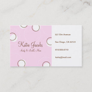 Tarjetas de visita sociales