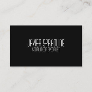 Tarjetas de visita sociales del especialista de